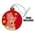 thumbnail image 2 of Care Bears Love-A-Lot Bear Wood Christmas Tree Holiday Ornament, 2 of 6