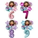 thumbnail image 2 of Globos con números de color rosa y morado para casa de muñecas Gabby, 6 unidades, 1, 2, 3, 4 y 5, decoración para fiesta de cumpleaños de niña, suministros para baby shower, juguetes para niños, 2 of 5