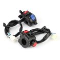 thumbnail image 2 of 2 Colors 1 Pair Waterproof Durable Handlebar Headlight Switch, Motorcycle Handlebar Switch, For Motorcycle Horn Turn Signal Control Motorbike Headlight Control, 2 of 8