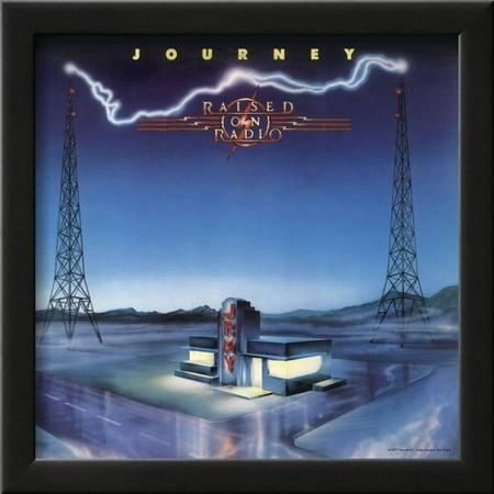 Journey Framed - Journey - Raised on Radio, 1986 Framed Poster Wall Art