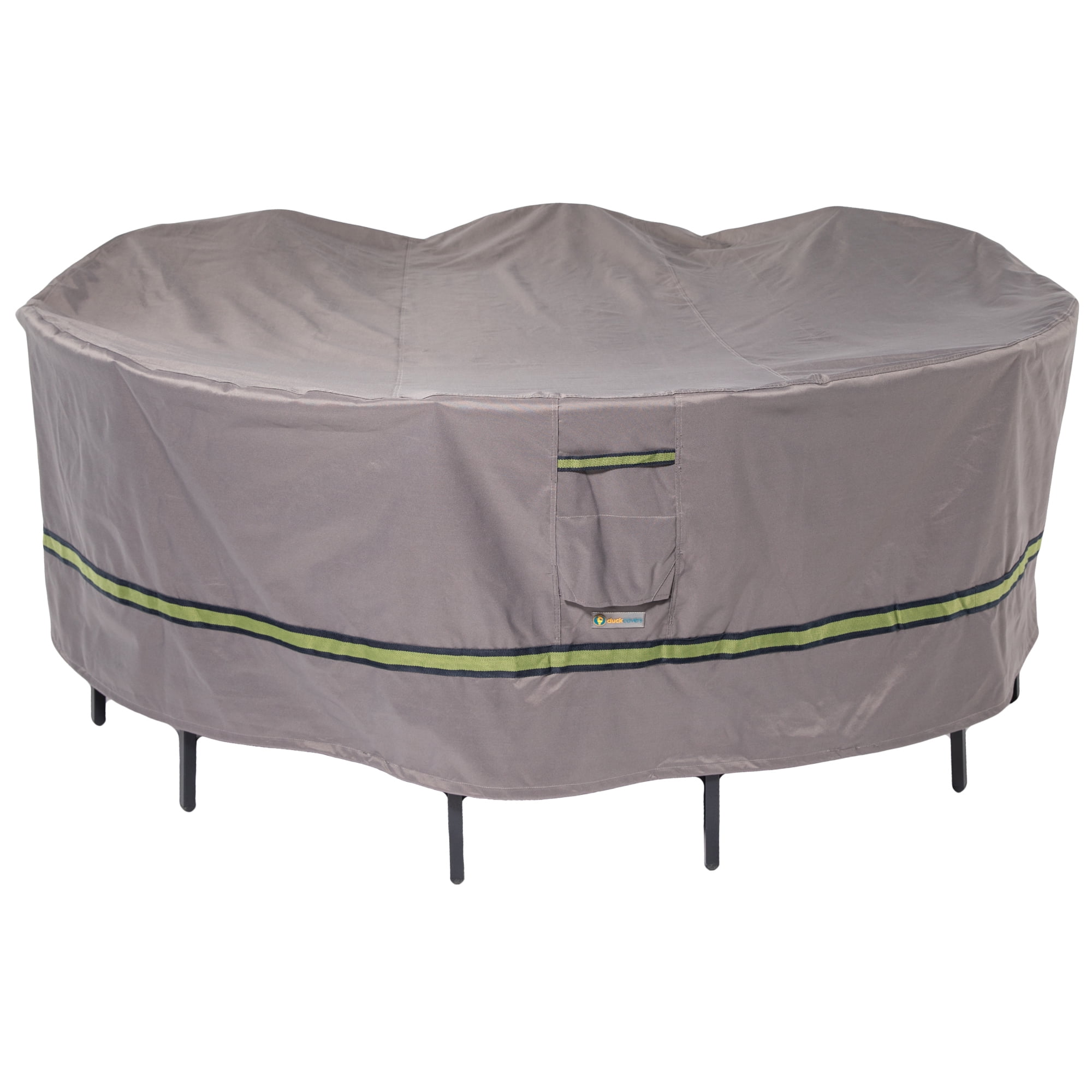 Duck Covers Soteria RainProof Round Patio Table Cover and Chair Cover