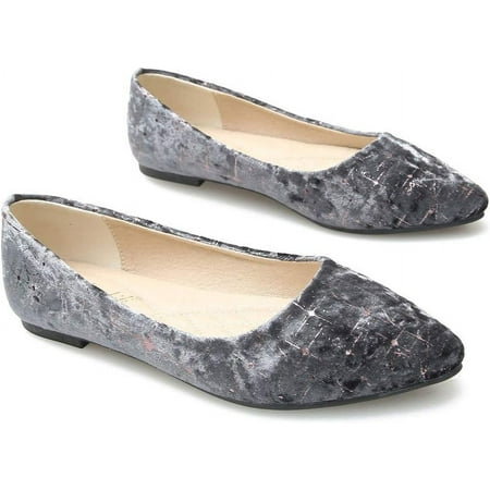 

Starry Sky Dress Shoes for Women Comfort Pointed Toe Ballet Flats Portable Travel Shoes