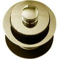 thumbnail image 4 of Westbrass 14" 17 ga. Twist & Close Brass Bathtub Drain Assembly with 2-Hole Overflow, Fully Finished, Polished Brass, 4 of 15