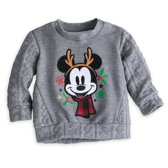 Disney Baby Boy's Mickey Mouse Sweater for Holiday Christmas