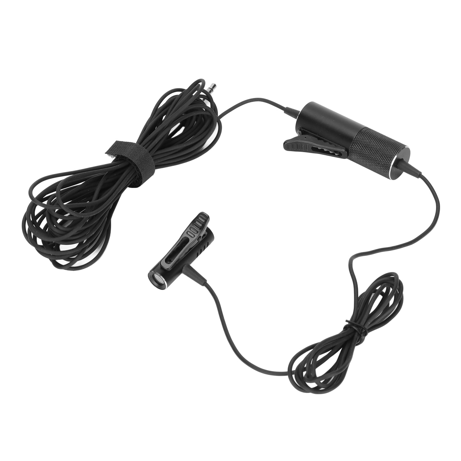 Lavalier Lapel Mic, Plug And Play Aluminum Alloy Clip On Lapel Microphone Omni Directional