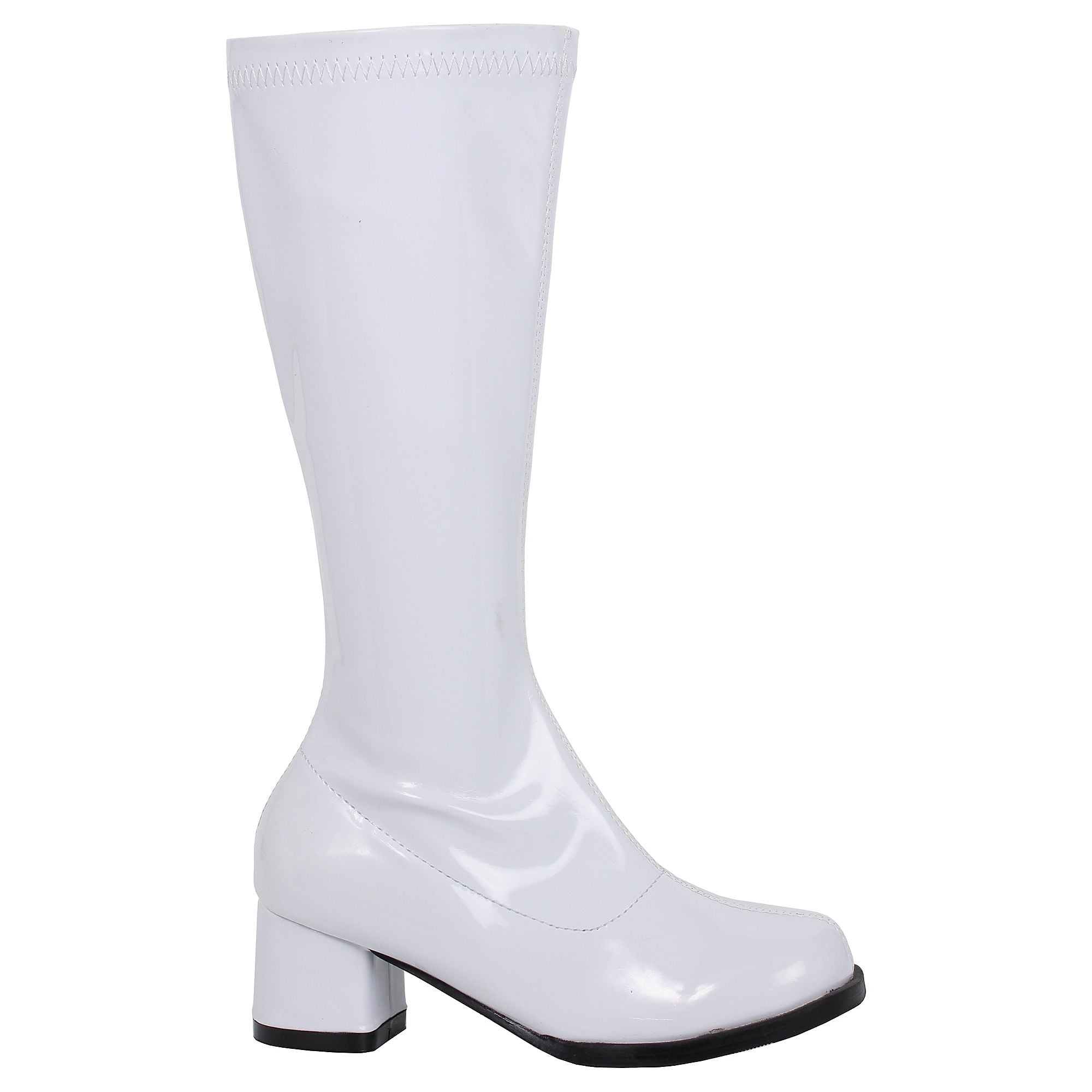 Ellie Shoes Inc White Dora Go Go Boots For Girls Halloween Costume Accessories 1 3 4 Tall Heel Walmart Com Walmart Com