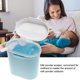 thumbnail image 2 of Caja de leche en polvo para bebé, dispensador de fórmula, plástico, portátil, para niños, aperitivos, frutas, dulces, contenedor de almacenamiento grande Adepaton LL-1091, 2 of 7