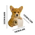 thumbnail image 6 of Dog Toilet Paper Holder,Tissue Roll Dispenser, Funny Toilet Paper Roll Holder, 3D Printed Animal Shaped Roll Storage Stand, Decorative Wall Mounted Toilet Paper Holder For Bathroom And Kitchen, 6 of 6