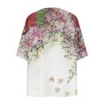 thumbnail image 4 of Meichang Womens Kimonos for Summer Boho Floral Print Chiffon Cardigan Open Front Loose Fit Beach Wear Cover Up Womens Kimonos, 4 of 5