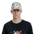 thumbnail image 4 of Pofeuu Fun Animal with Unicorn Print Adult Adjustable Embroidered Graphic Baseball Hat for Men and Women, 4 of 6