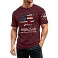 thumbnail image 6 of 250 Anniversary USA Shirt Mens American Flag T Shirt Crewneck Pullover Short Sleeve Patriotic Tops,S, 6 of 6