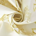 thumbnail image 2 of Metallic Clerical Church Cross Brocade Fabric 58/60" Wide Sold By The Yard Many Colors (Ivory / Gold) (5 Yard), 2 of 3