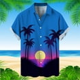 thumbnail image 4 of ZZHZGZ Fourth of July Red Dress Shirt Men's Short Sleeve Shirt Summer Casual 3D Printing Hawaii Short Sleeve Shirts Tops Late July 4Xl Mens T-Shirts L, 4 of 5