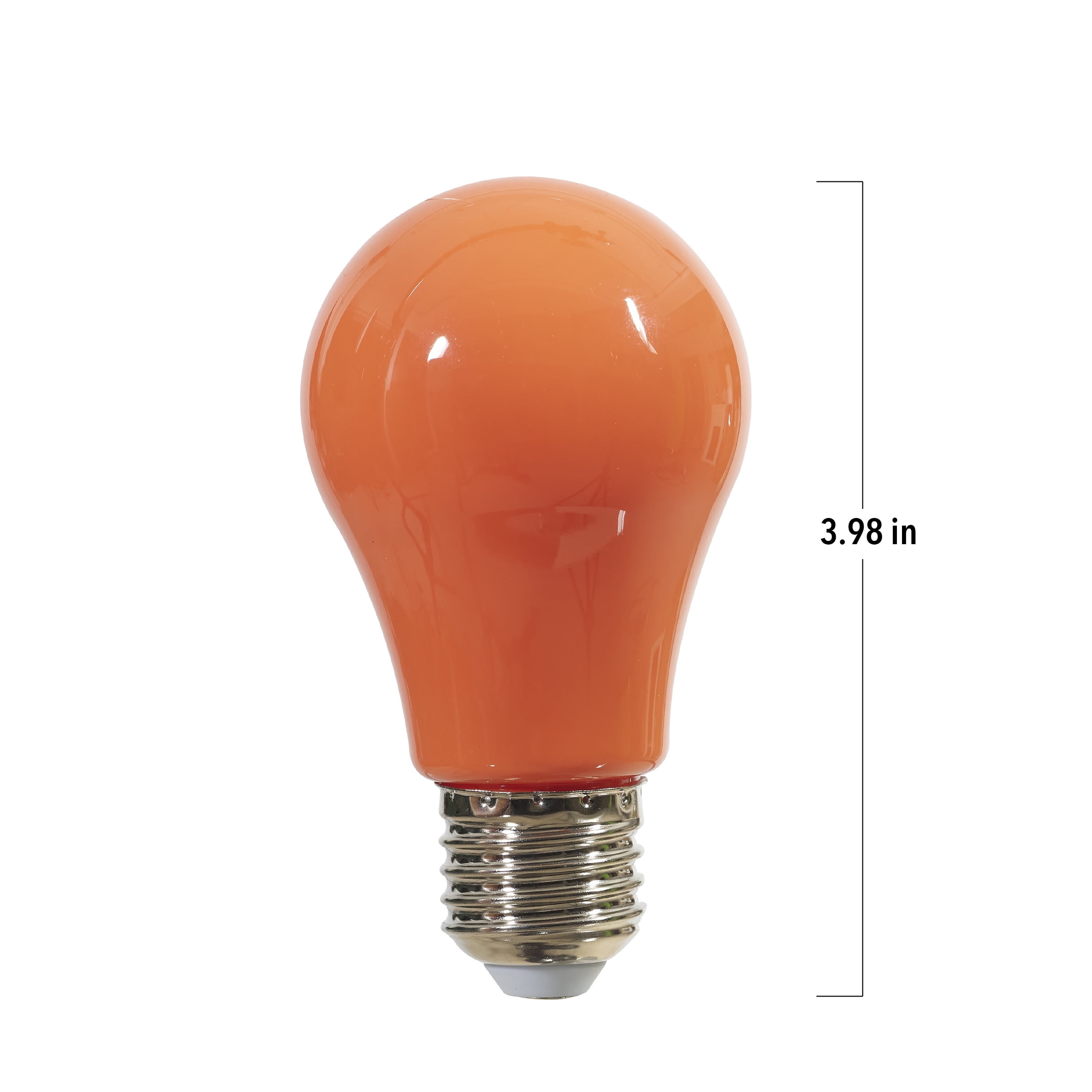 1W Frosted LED Light Bulb, Orange, Halloween by Way To Celebrate