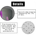 thumbnail image 6 of 4PCS/Set Dewy Royal Blue Rose Shower Curtain, Valentine's Day Gift Elegant Floral Romantic Flower Bathroom Decor, Fabric Black Bath Curtain, Non-Slip Bathroom Floor Mat Toilet Rug, Blue, 6 of 7