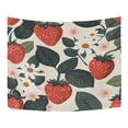 thumbnail image 5 of WOBOGO A Seamless Pattern with Adorable Strawberry Leaves Tapestry 60×40in Home Living Room Bedroom Wall Hanging Ornaments, 5 of 10