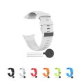 thumbnail image 4 of Matsuzay Correa de reloj deportiva ajustable para Polar V, reloj inteligente de silicona, correa de para Polar V, accesorios Relojes inteligentes azul, 4 of 6