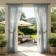thumbnail image 1 of Cortinas Transparentes para Exteriores, Impermeables, Resistentes a Los Rayos Uv, Que Filtran La Luz y Brindan Privacidad. Incluyen Un Bolsillo para Barra de Cortina, Ideales para Patio, Porche, Cena, 1 of 6