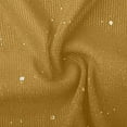 thumbnail image 4 of Vinsonshop Women's Sheer Mesh Crop Shrug long Sleeve Sequin Bolero Glitter Lightweight Cardigan Jacket Yellow L, 4 of 4