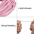 thumbnail image 3 of 11 Yards 2mm Round Leather Cord Lacing Strings for DIY Crafts Pink, 3 of 6