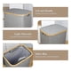thumbnail image 5 of Cesto para ropa sucia de 110 l yuxing organizador de Cesta plegable con bolsa interior extraíble gris, 5 of 5