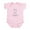 Petal Pink, variant on CafePress - Tiny But Mighty Body Suit - Baby Light Bodysuit, Size Newborn - 24 Months