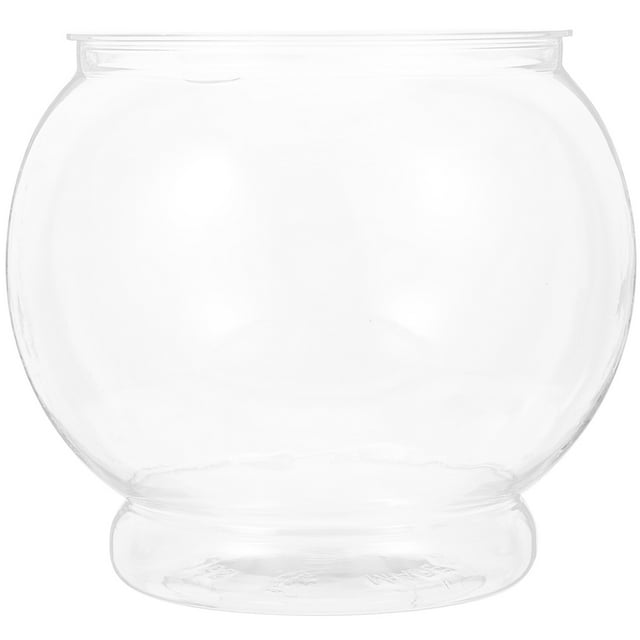 Pecera de mesa, pecera de globo, pecera exquisita, contenedor de alimentación de peces transparente