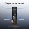 thumbnail image 6 of Waterdrop Under Sink Water Filter RF10-UF, Replacement Filter Cartridge For 10UA/10UA-UF/10UB/10UB-UF , 8K Gallons, 0.01 Micron, 6 of 7