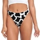 thumbnail image 1 of Balery Cow Print Black White Tangas de Algodón para Mujer con Estampado – Ropa Interior Sexy, Transpirable, G-string-Medium, 1 of 1