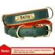 thumbnail image 1 of Customized Leather ID Nameplate Dog Collar Soft Padded Dogs Collars Free Engraving Name for Small Medium Large Dogs Adjustable qym unisex, 1 of 2