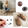 thumbnail image 4 of 12 Sets of Replacement Rivets for Suede Cork Clog Potato Shoes with Screwdriver, Round Replace Rivet Buttons fit for Boston Footbed Clogs Strap Repair Parts Women Men, 4 of 7