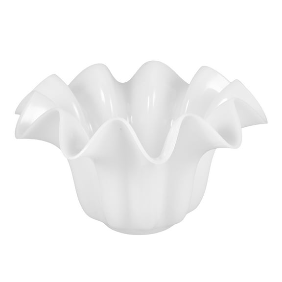 HOMEMAXS White Plastic Flower-Shaped Lamp Shade Ceiling Lights Wall Sconces Lamp Shade Bedside Lamp Covers Hanging Lamp Shade