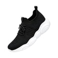 thumbnail image 2 of longantii Running Shoes For Women Arch Support Walking Tennis Shoes Slip On Memory Foam Lightweight Breathable Non Slip Athletic Sneakers Black, 2 of 5