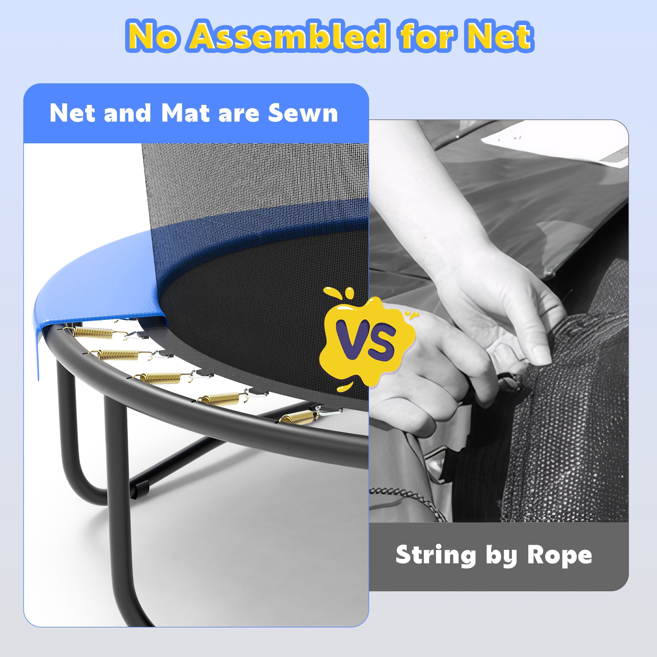 6Ft Toddler Trampoline for Kids with Enclosure, Shinpt Indoor & Outdoor Toddler Trampoline, Mini Trampoline for Boys & Girls Ages 3+, Small Trampoline with Basketball Hoop & No-Gap Safe Design