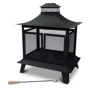 Black Pagoda Fireplace