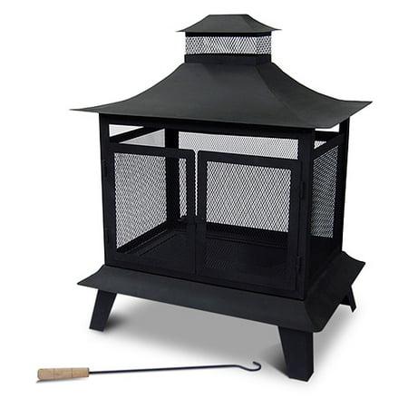 Black Pagoda Fireplace