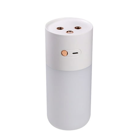 

400ml Ultra-Quiet USB Charging Night Light Two Nozzle Humidifier