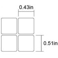 thumbnail image 2 of 4 Pcs Autocollants de Remplacement Auto-Adhésifs Étanches pour Clavier d'Ordinateur Portable Blanc avec Lettrage Non Transparent Noir, 2 of 5
