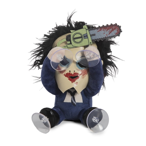 Kidrobot Texas Chainsaw Massacre - Phunny Plush - Leatherface with Pretty Woman Mask Window Clinger