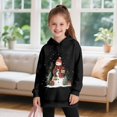 thumbnail image 3 of Psesaysky Girl’s Casual Long Sleeve Snowman Christmas Print Hoodies Comfy Cute Loose Fit Pullover Sweatshirt Loose Cozy Outwear for 7-8 Years, 3 of 7