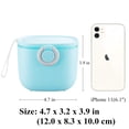thumbnail image 2 of Dispensador de fórmula con cuchara, contenedor portátil de leche en polvo para bebé, taza de refrigerio para viajes en casa, actividades al aire libre, 1 paquete, 2 of 7