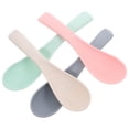 thumbnail image 3 of UPOUART 4-Piece Beige Spoon Set with Ergonomic Handles, Perfect for Feeding and Cereal Meals, 3 of 8
