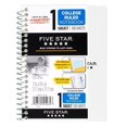 thumbnail image 1 of Paquete 6 cuad. person. Five Star, 7"x4 3/8", 100 h, regla univ., col. surtidos (MEA45484), 1 of 2