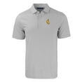 thumbnail image 2 of Men's Cutter & Buck  Gray/White Wyoming Cowboys Forge Eco Double Stripe Stretch Recycled Polo, 2 of 3