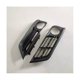 thumbnail image 5 of Rejilla de ventilación para parachoques de coche yuxing 2 piezas Izquierda + Derecha Negro, 5 of 5