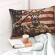 thumbnail image 4 of Balery Patriotic Deer Soldier Salute Funda de Cojín Estampada, Regalos para Mujeres, Regalos de Amor para Ella, Regalos para Novia o Esposa, Funda de Almohada-14"x20", 4 of 6