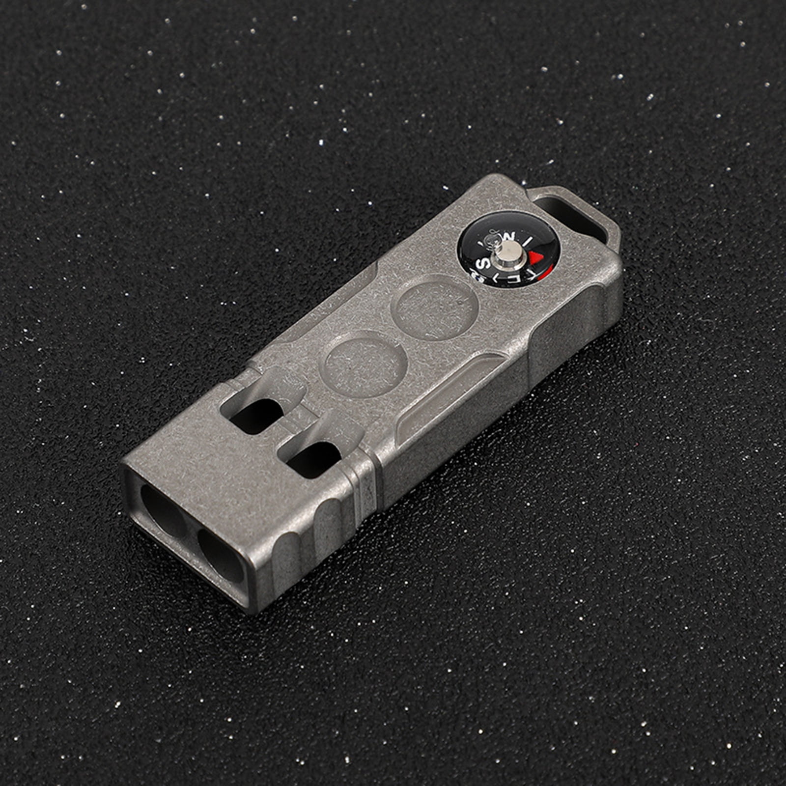 Safety Survival Double Tube Whistle Hikings Camping Training Outdoor Sports Alloys Keyring Whistle