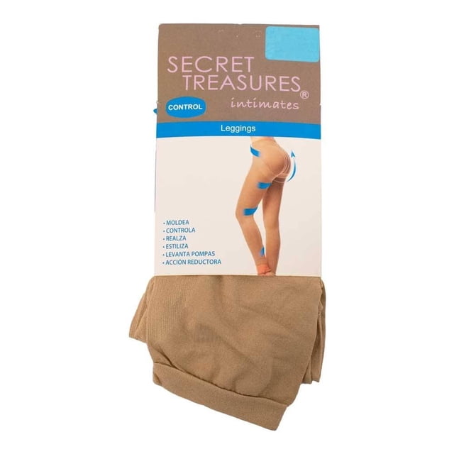 Leggings Secret Treasure para Dama Liso Piel Talla G-EG