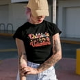 thumbnail image 2 of Funny Chocolate Is My Valentine, Retro Valentine's Day Gift, Navy Blue T-Shirt, Large, 2 of 5