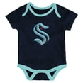 thumbnail image 2 of Newborn & Infant Seattle Kraken Legend Three-Piece Bodysuit Set, 2 of 4
